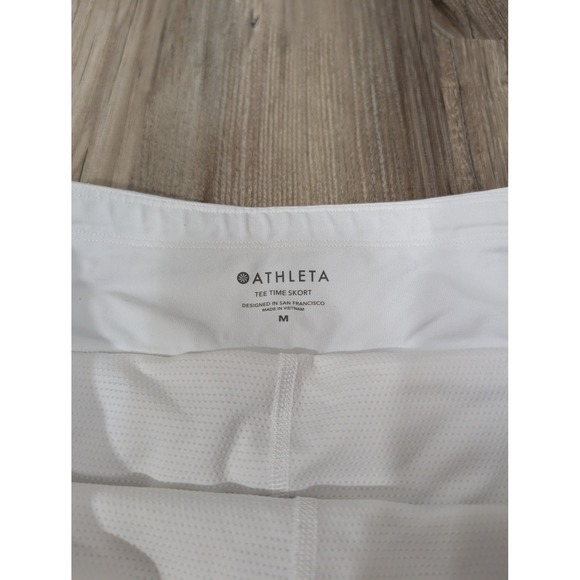 Athleta Tee‎ Time Skort, Medium, White, Golf Athletic Performance - Picture 4 of 7